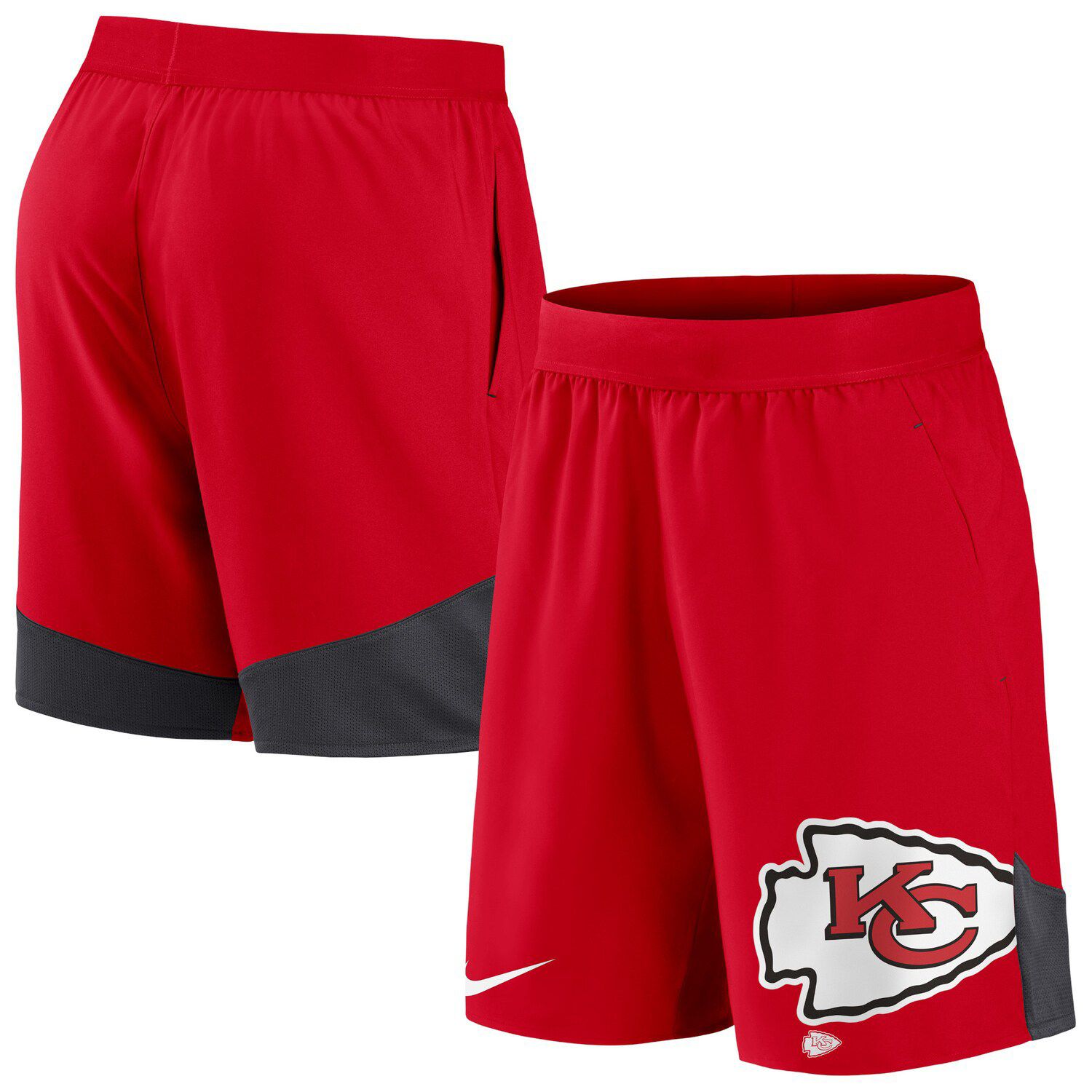 Nike Women's Kansas City Chiefs Logo Tempo Shorts