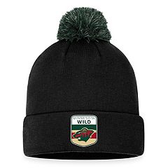 Men's Adidas Green Minnesota Wild COLD.RDY Cuffed Knit Hat with Pom