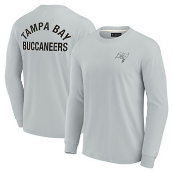 Unisex Fanatics Signature Gray Tampa Bay Buccaneers Super Soft Long Sleeve T-Shirt