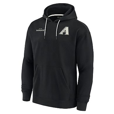 Unisex Fanatics Signature Black Arizona Diamondbacks Super Soft Fleece Pullover Hoodie