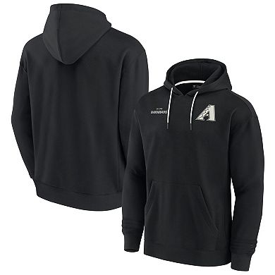 Unisex Fanatics Signature Black Arizona Diamondbacks Super Soft Fleece Pullover Hoodie