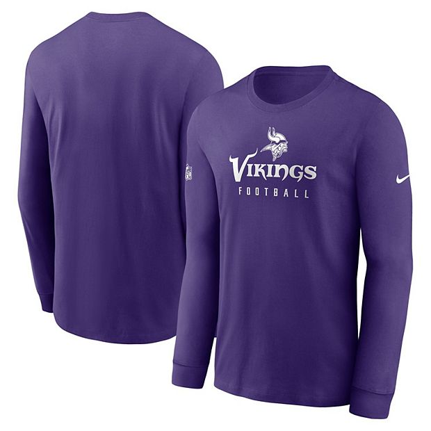 Minnesota vikings long outlet sleeve t shirt