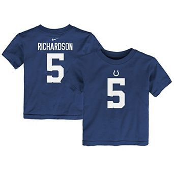 Toddler Nike Anthony Richardson Royal Indianapolis Colts 2023 NFL Draft First Round Pick Player Name & Number T-Shirt