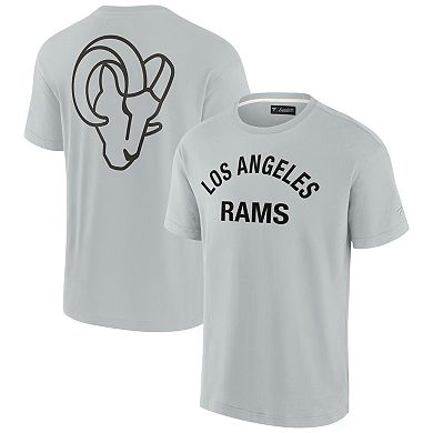 Unisex Fanatics Signature Gray Los Angeles Rams Super Soft Short Sleeve T-Shirt