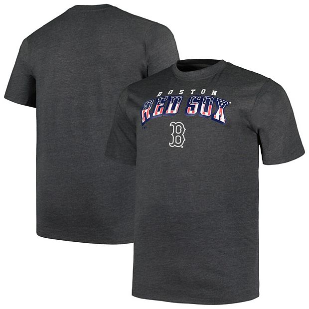 Men's Chicago Cubs Profile Black/Heather Gray Big & Tall T-Shirt