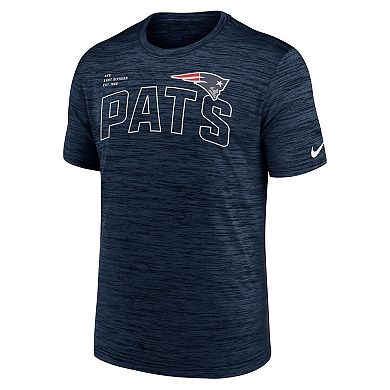 Men's Nike Navy New England Patriots Velocity Arch Performance T-Shirt