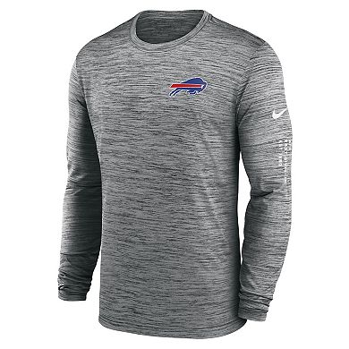 Men's Nike  Anthracite Buffalo Bills Velocity Long Sleeve T-Shirt