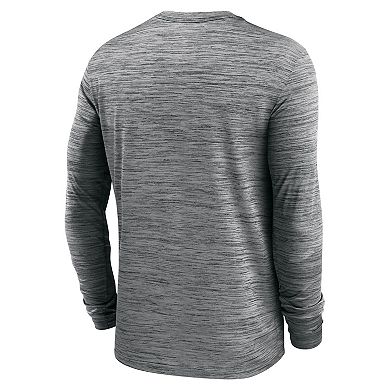 Men's Nike  Anthracite Buffalo Bills Velocity Long Sleeve T-Shirt