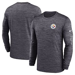 Men's Fanatics Branded Heathered Gray Carolina Panthers Big & Tall Practice  Long Sleeve T-Shirt