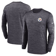 Nike Kansas City Chiefs Grey Sideline Team Logo Player Long Sleeve T-Shirt