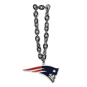 New England Patriots Oversized Superfan Chain Necklace