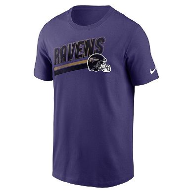 Men's Nike Purple Baltimore Ravens Essential Blitz Lockup T-Shirt
