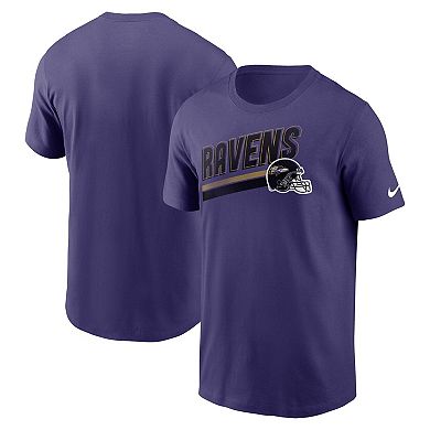 Men's Nike Purple Baltimore Ravens Essential Blitz Lockup T-Shirt