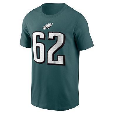 Men's Nike Jason Kelce Midnight Green Philadelphia Eagles Player Name & Number T-Shirt