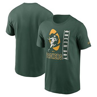 Men's Nike Green Green Bay Packers Lockup Essential T-Shirt