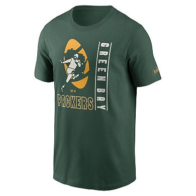 Men's Nike Green Green Bay Packers Lockup Essential T-Shirt