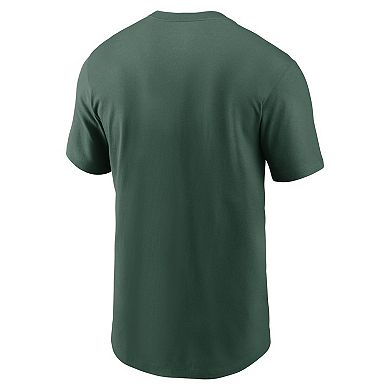 Men's Nike Green Green Bay Packers Lockup Essential T-Shirt