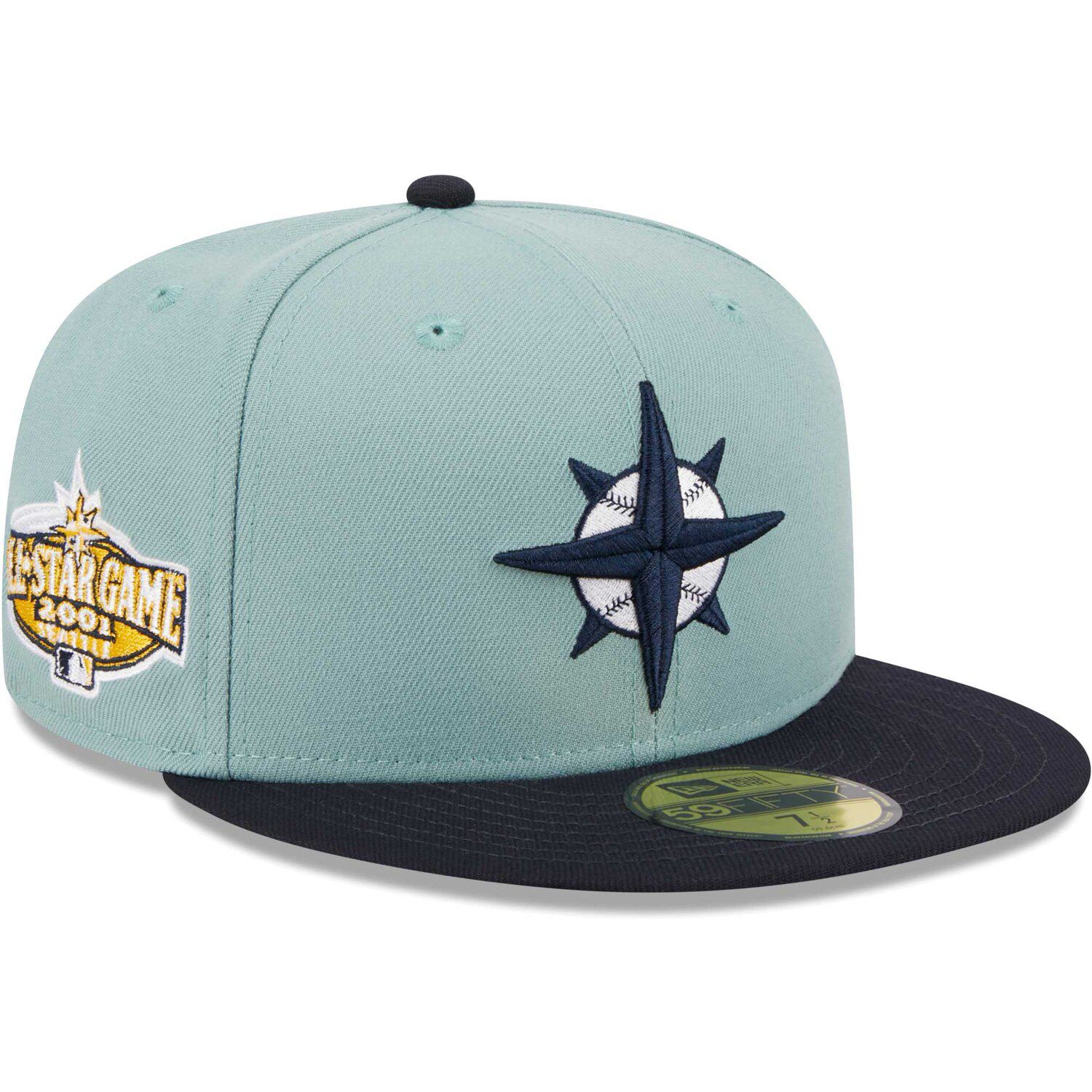 Infant New Era Navy Seattle Mariners Authentic Collection On-Field My First  59FIFTY Fitted Hat