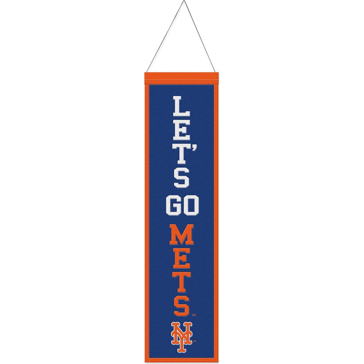New York Mets 3x5 Foot Banner Flag – Officially Licensed, Polyester, Grommets, Reverse Print - View #3