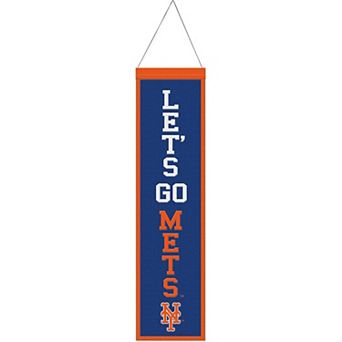 "WinCraft New York Mets 8"" x 32"" Slogan Wool Banner"