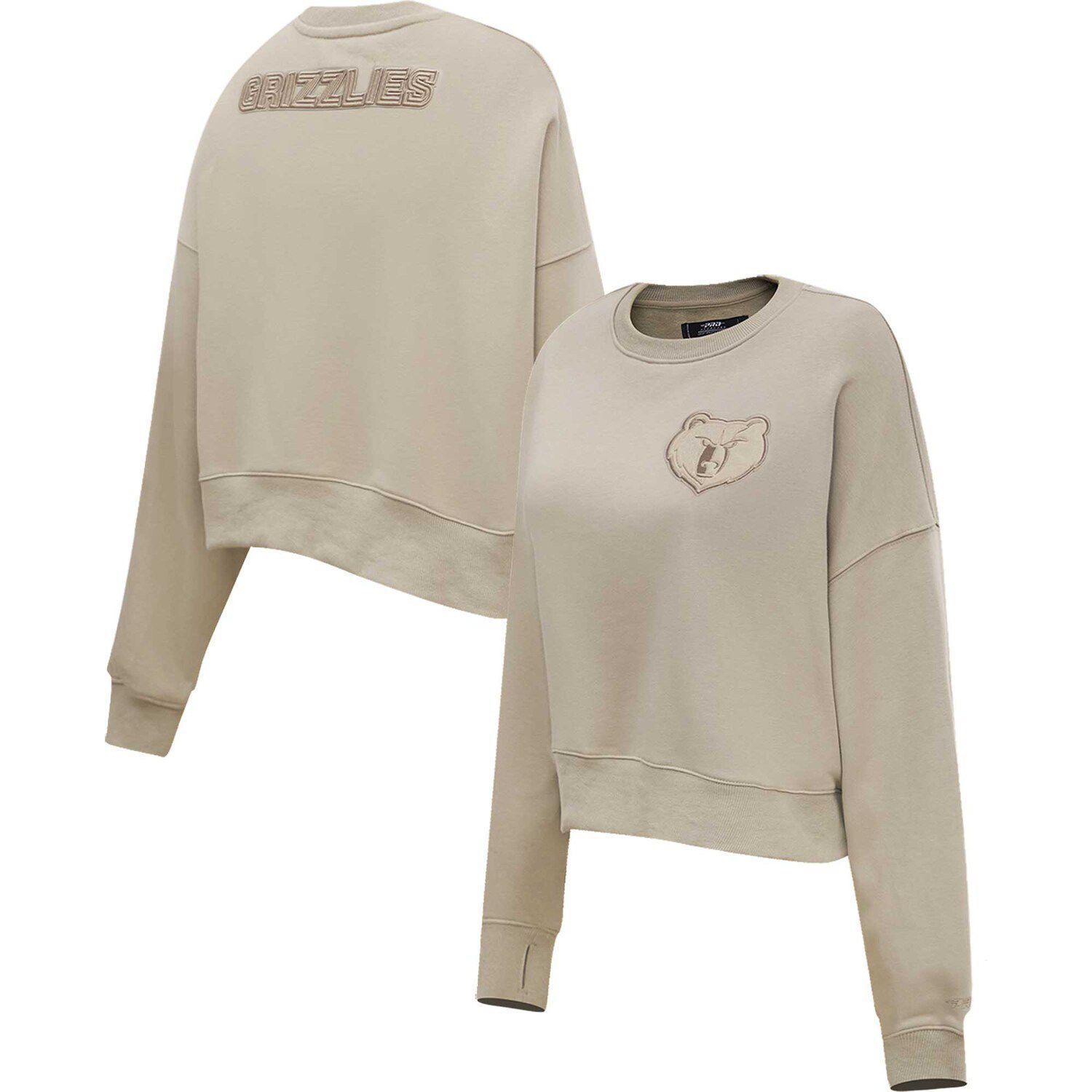 Women's '47 Cream Los Angeles Lakers 2022/23 City Edition Take Two Bonita Sweatshirt Size: Small