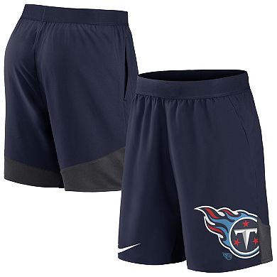 Men's Nike Navy Tennessee Titans Stretch Performance Shorts