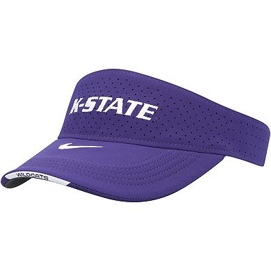 Men's Nike  Purple Kansas State Wildcats 2023 Sideline Performance Adjustable Visor