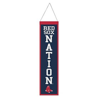"WinCraft Boston Red Sox 8"" x 32"" Slogan Wool Banner"