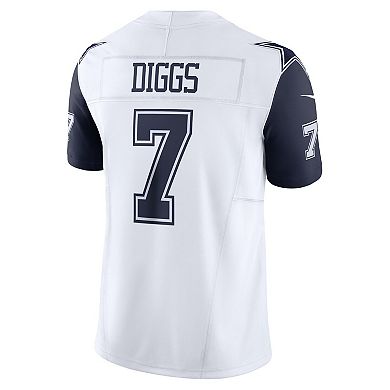 Men's Nike Trevon Diggs White Dallas Cowboys Vapor F.U.S.E. Limited Jersey
