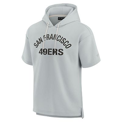 49ers short sleeve hoodie best sale