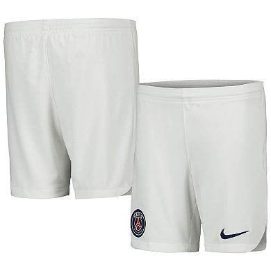 Youth Nike White Paris Saint-Germain 2023/24 Away Stadium Performance Shorts