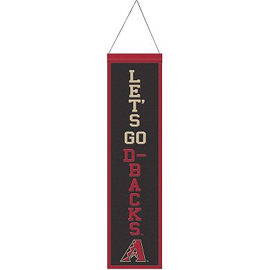 WinCraft Arizona Diamondbacks 8" x 32" Slogan Wool Banner