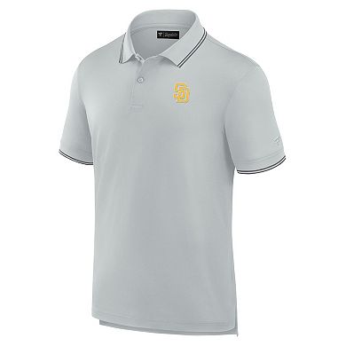 Men's Fanatics Gray San Diego Padres Front Office Pique Polo