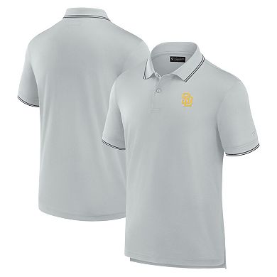 Men's Fanatics Gray San Diego Padres Front Office Pique Polo