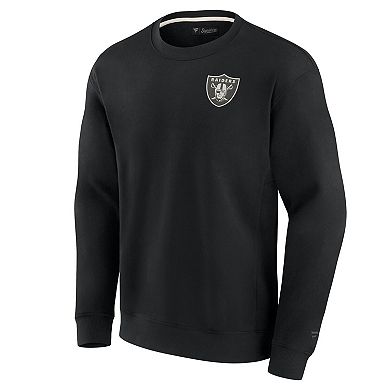 Unisex Fanatics Black Las Vegas Raiders Elements Super Soft Pullover Sweatshirt