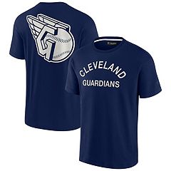 Arch Cleveland Guardians T-Shirt from Homage. | Navy | Vintage Apparel from Homage.