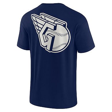 Unisex Fanatics Signature Navy Cleveland Guardians Super Soft Short Sleeve T-Shirt