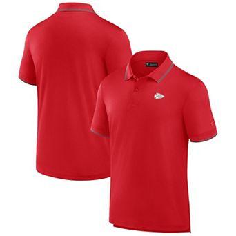 Men's Fanatics Red Kansas City Chiefs Front Office Pique Polo
