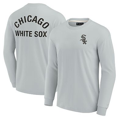 Unisex Fanatics Signature Gray Chicago White Sox Elements Super Soft Long Sleeve T-Shirt