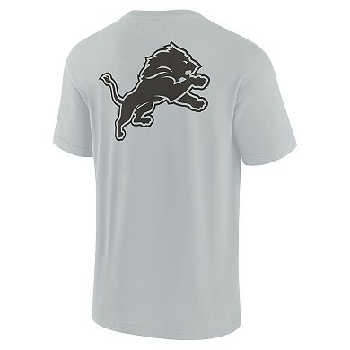 Unisex Fanatics Signature Gray Detroit Lions Elements Super Soft Short Sleeve T-Shirt
