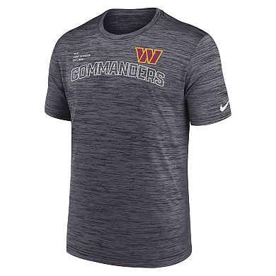 Men's Nike Black Washington Commanders Velocity Arch Performance T-Shirt