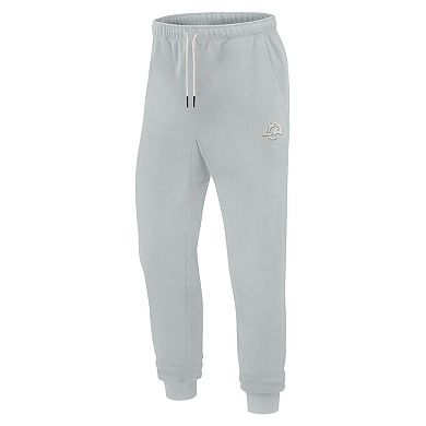 Unisex Fanatics Signature Gray Los Angeles Rams Super Soft Fleece Jogger