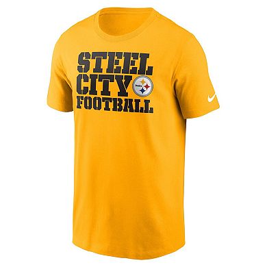 Men's Nike Gold Pittsburgh Steelers Local Essential T-Shirt