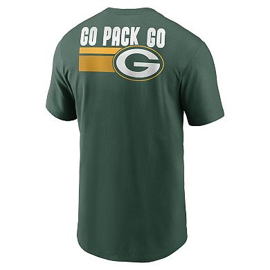 Men's Nike Green Green Bay Packers Blitz Essential T-Shirt