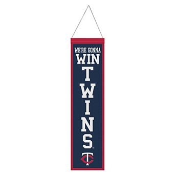 WinCraft Minnesota Twins 8" x 32" Slogan Wool Banner