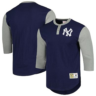 Men's Mitchell & Ness Navy New York Yankees Cooperstown Collection ...