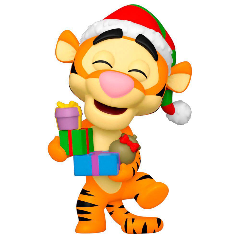 Детские фигурки Funko Pop! Disney - Holiday Tigger with Presents and Hat — фото 1