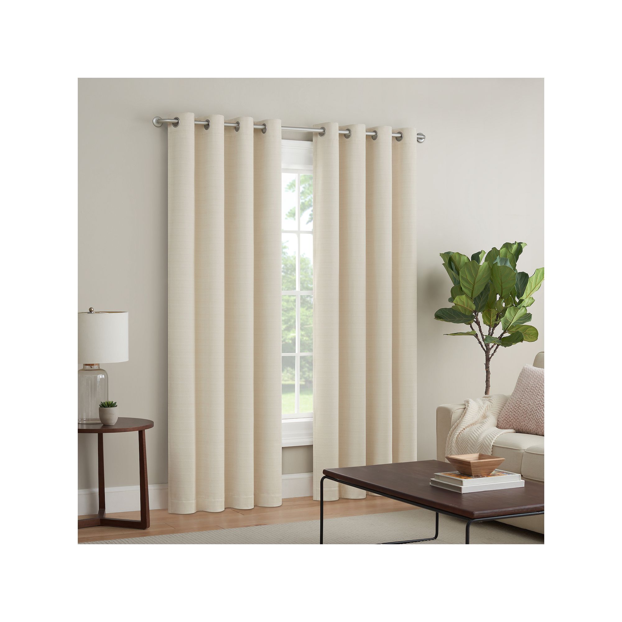 eclipse Magnitech Blackout Draftstopper Jantar 2-pack Window Curtain Set, L