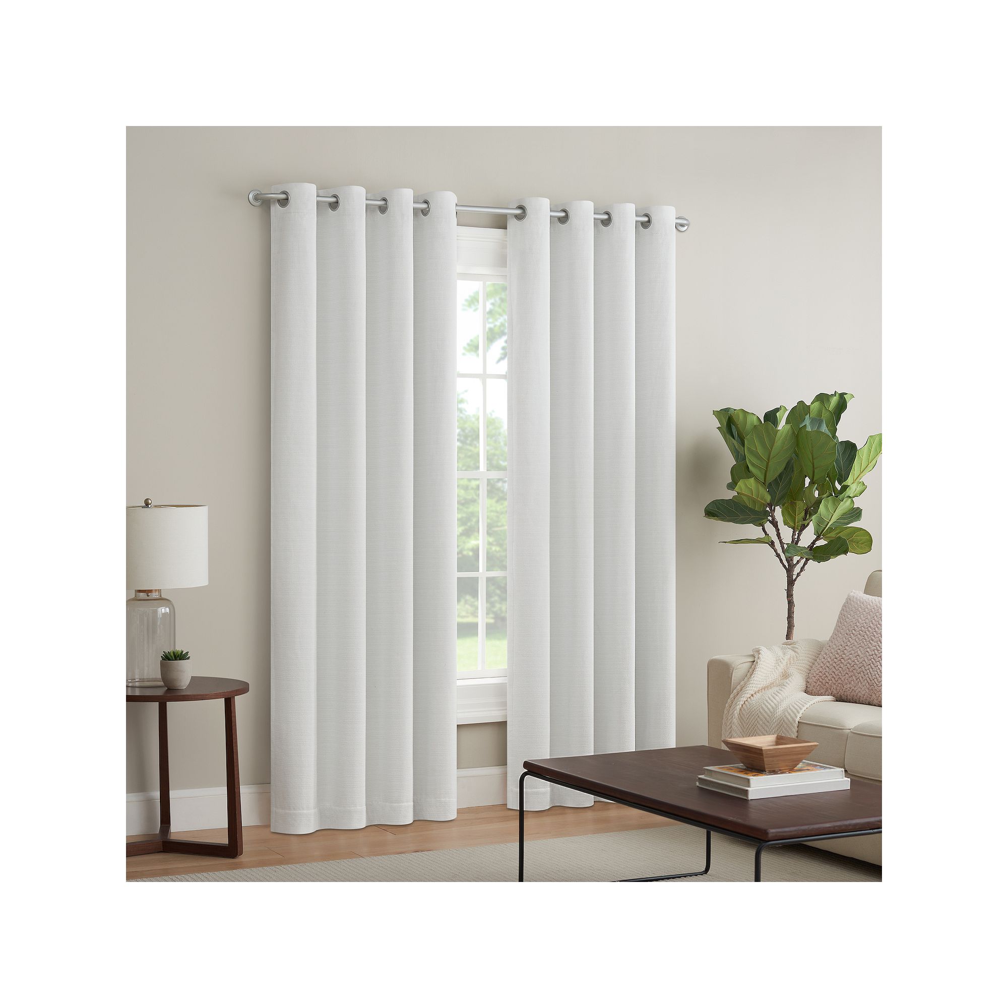 eclipse Magnitech Blackout Draftstopper Jantar 2-pack Window Curtain Set, W