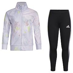 Girls 4-6x adidas Hooded Top & Leggings Set